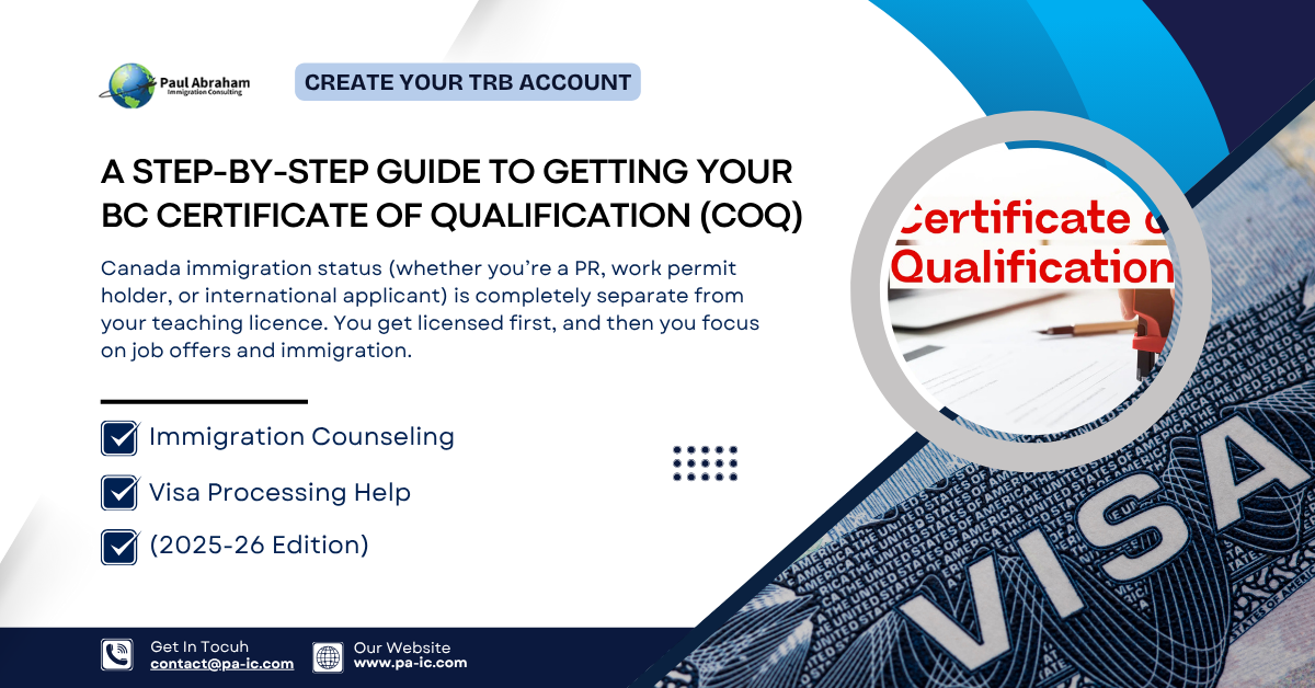 A Step-by-Step Guide to Getting Your BC Certificate of Qualification (COQ)