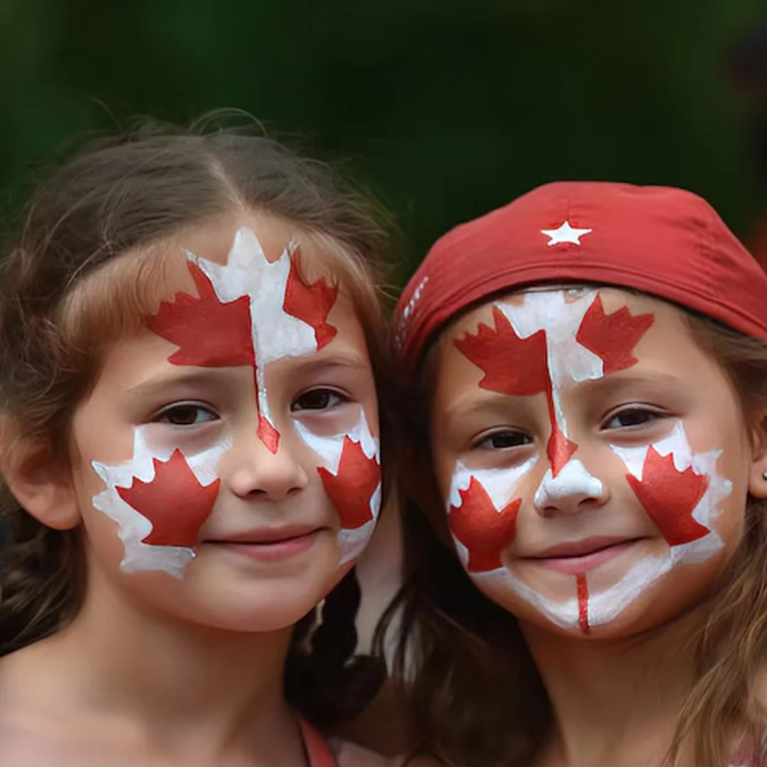 canada day paint
