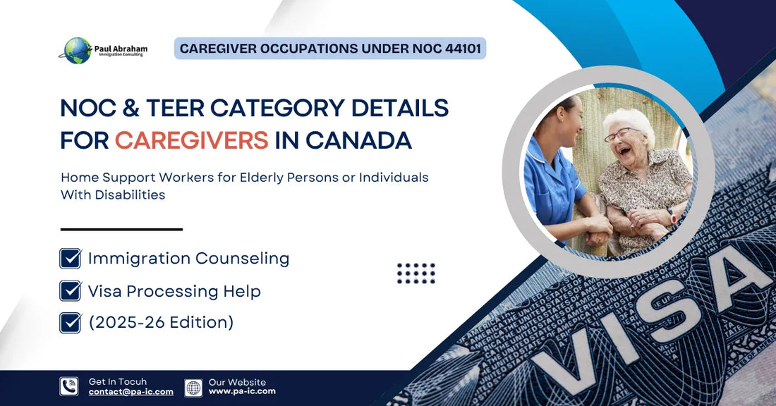 blog banner image NOC & TEER Category 4 Details for Caregivers in Canada