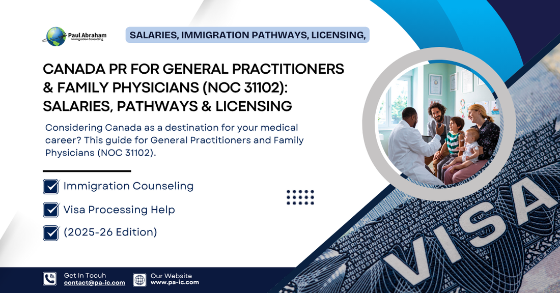 Canada PR for General Practitioners & Family Physicians (NOC 31102): Salaries, Pathways & Licensing