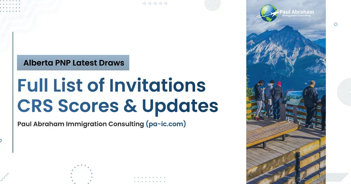 what are the alberta latest draw crs score, invitations and immigration streams blog banner 