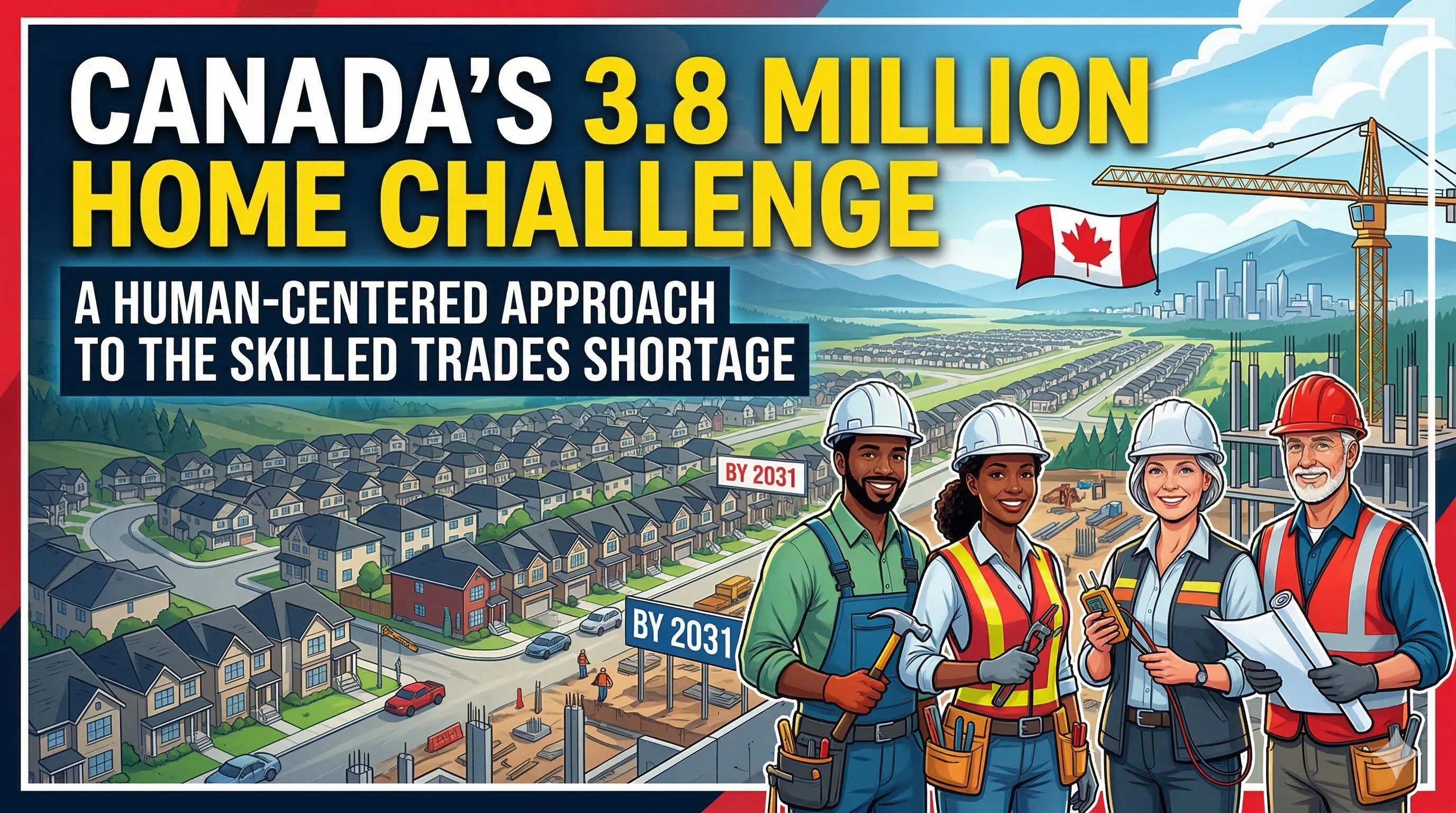 Canada’s 3.8 Million Home Challenge: A Human-Centered Approach to the Critical Skilled Trades Shortage by 2031