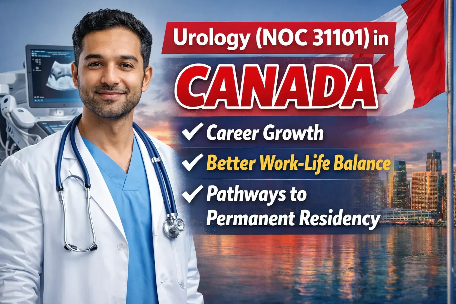 Urology (NOC 31101) in Canada: Career Growth, Better Work-Life Balance, and Pathways to Permanent Residency