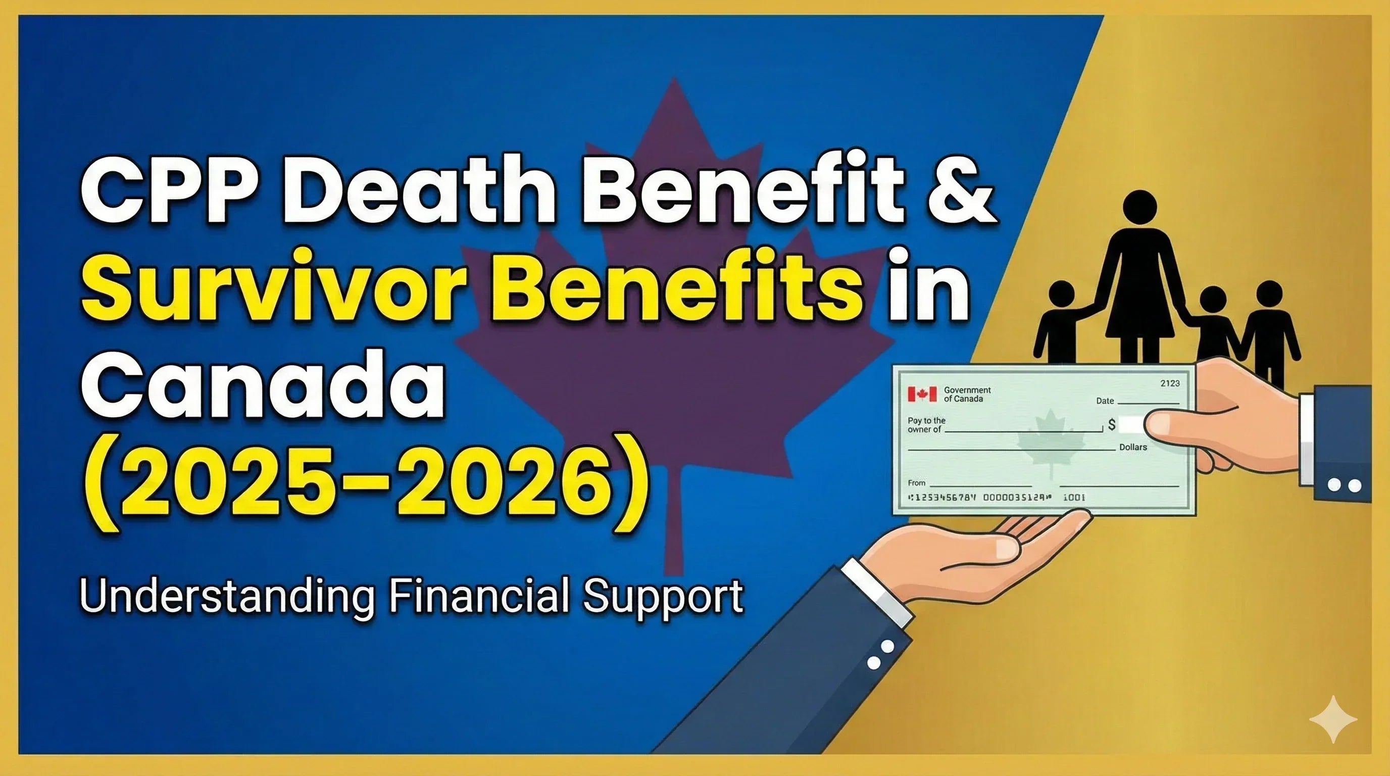 CPP Death Benefit & Survivor Benefits in Canada (2025–2026)