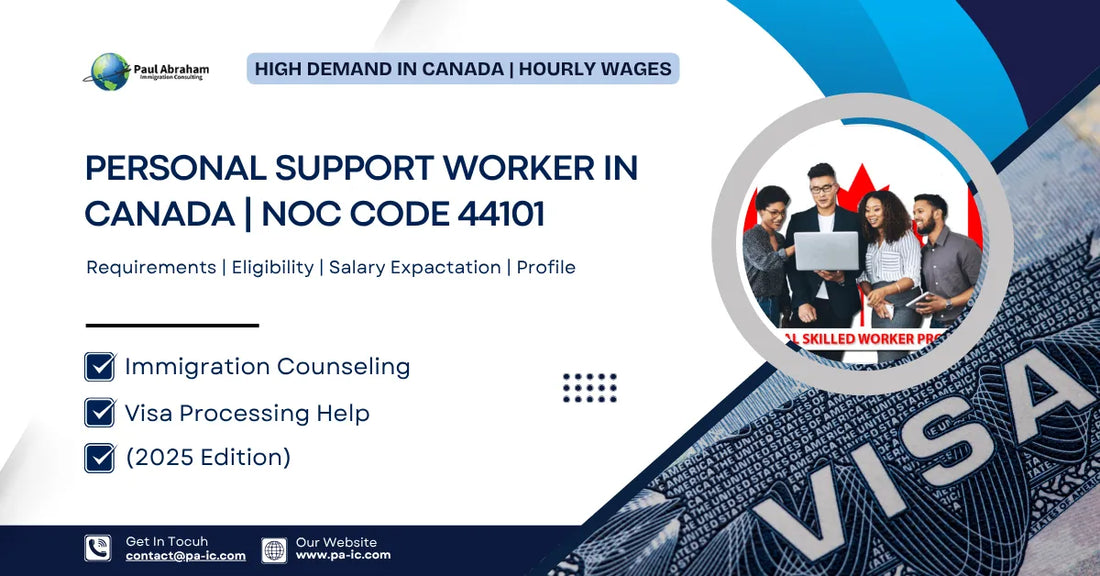 banner image : Personal Support Worker (PSW) in Canada: Salary, Jobs, Requirements, NOC Code- 44101