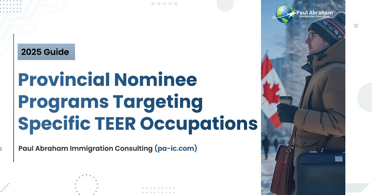 Targetan Program Provincial Nominee Programs Targeting Specific TEER Occupations (2025 ...