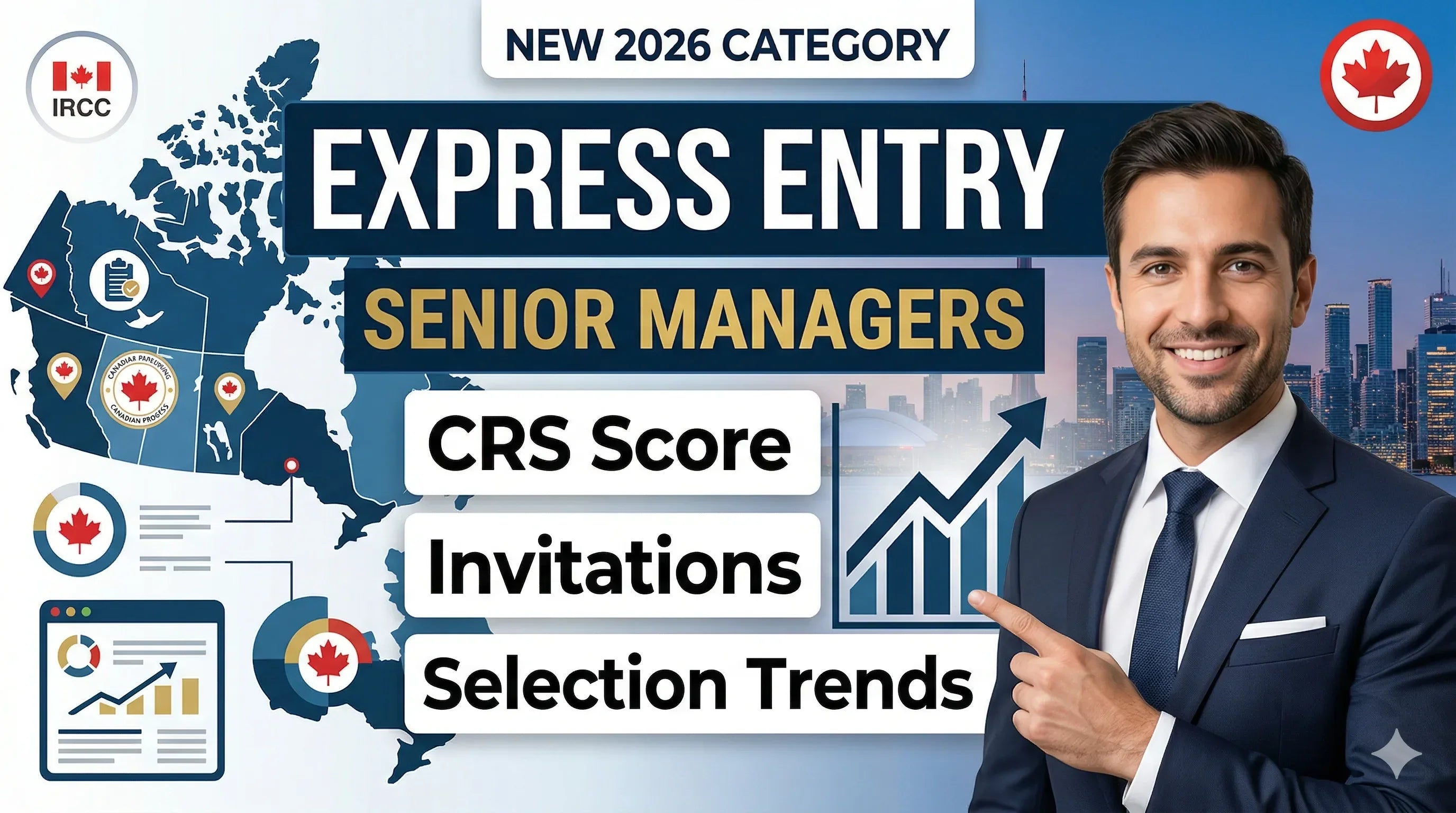 Express Entry Draw For Senior Managers: CRS Score, Invitations & Selection Trends